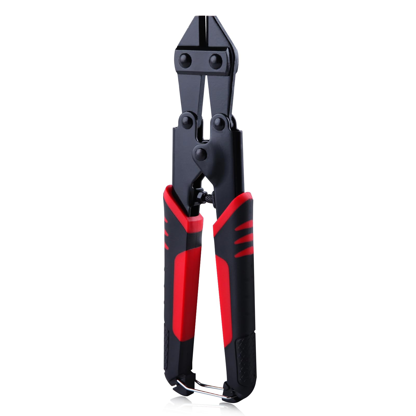 GOLD DEER Mini Bolt Cutters 8 Inch Small Bolt Cutter Heavy Duty Wire Cable Cutter Spring Loaded Snips Clippers with Ergonomic Handle Screw Cutter Tool for Chains, Steel Wires, Rods, Fence, Rivets