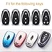 Btopars Pink Soft Smart Remote Key Case Cover Fob for 2016 2017 2018 Chevrolet Malibu Camaro Cruze Traverse Spark Sonic Volt Bolt