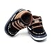 Delebao Infant Toddler Baby Lace Up Soft Sole High-top Suede Warm Sneakers Snow Boots (12-18 Months, Black)