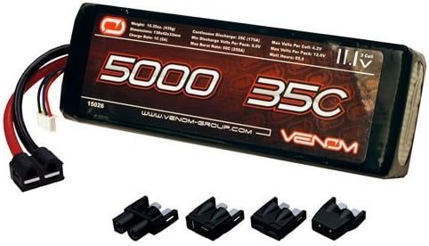 Venom LiPo Battery for Traxxas E-Revo 1:10 Brushless 35C 11.1 5000mAh 3S