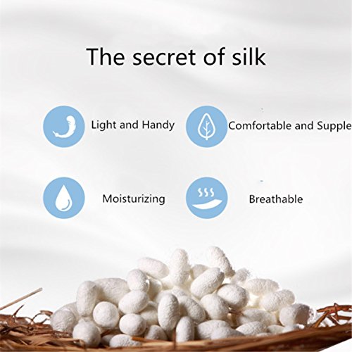 YEOJOU Natural Silk Sleep Mask & Blindfold, Super-smooth Eye Mask (One Strap)