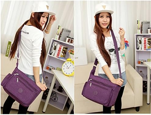 Hynbase Women's Classic Nylon Cross Boby Bag Wild Shoulder Bag