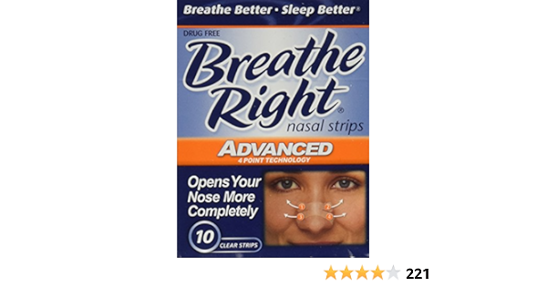 Amazon Com Breathe Right Advanced 10 Count Pack Of 2 Health Personal Care