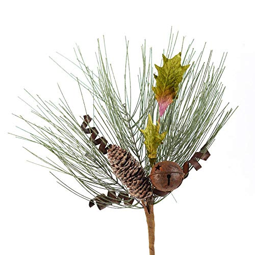 Pine, Pine Cone and Jingle Bell Spray | for Indoor Decor
