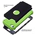 ULAK iPod Touch Case 6th Generation, iPod Touch 7 Case, iPod 5 Case, Heavy Duty High Impact Knox Armor Case Cover Protective Case for Apple iPod Touch 5 6th 7th Generation (Black+Green)