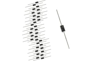 Ximimark 30Pcs 1N5822 Schottky Diode 3A 40V DO-201AD (DO-27) Barrier Rectifier Diode for Household Appliances,Network Communications etc