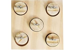 KALLORY 2 Sets Parrot Wood Puzzle Plaything Bird Intelligence Training for Pet Birds Enrichment