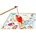 Rolimate 11-Piece Fishes Basic Educational Development Wooden Magnetic Bath Fishing Travel Table Game, Birthday Gift Toys for age 2 3 4 Year Old Kid Children Baby Toddler Boy Girl Magnet Toy