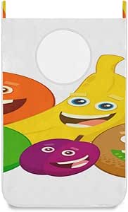 Cesto de la Ropa, Personajes de Frutas de Dibujos Animados Grupo Vector