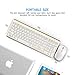 Wireless Keyboard and Mouse Rechargeable (Gold)