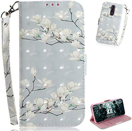 Slynmax Phone Case Compatible with Nokia 8.1 Case, Cover for Nokia 8.1 Stand function Bumper Anti-scratch Shockproof Glitter Card slots Cash pocket Magnetic snap