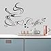 IUNEED Kitchen Decor Coffee Cup Removable Home Decals Vinyl Art Wall Sticker