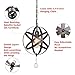 Creatgeek Industrial Plug in Pendant Light,16.4' Ft Hanging Cord and On/Off Dimmable Switch Mini Globe Chandelier,Vintage Oil Rubbed Bronze Ceiling Light Fixture for Kitchen Dining Room Bedroom-1 Set