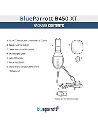 VXi BlueParrott b450 xt (204010) cancelación de ruido Auricular Bluetooth con cable Ear Buds (203720)