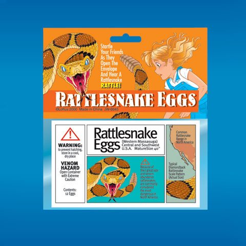 Fake Rattlesnake Eggs Prank