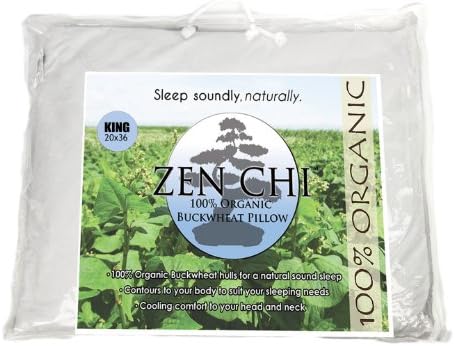 Amazon Com Zen Chi Buckwheat Pillow Organic King Size 20 X36