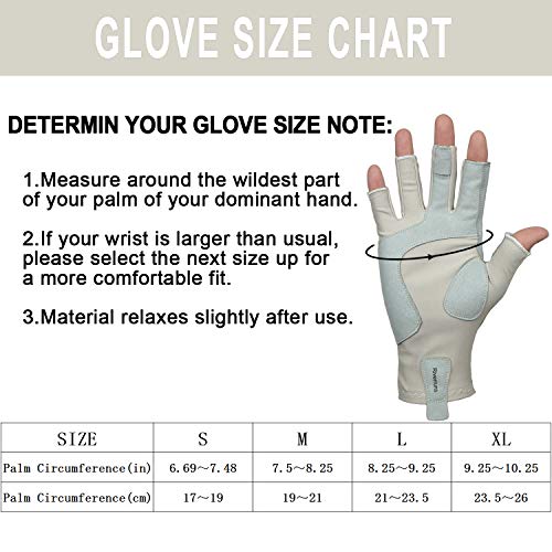 image for Riverruns Fingerless Fishing Gloves are Designed for Men and Women Fis
