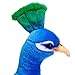 FAO Schwarz 15 inch Plush Peacock - Blue/Green