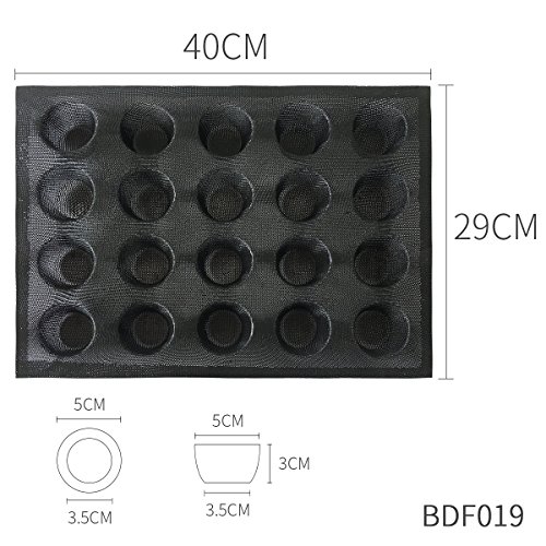Silicone Choux Tarts Forms Bread Molds Perforated Non Stick Baking Sheets