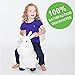 FLASH SALE | Inflatable Cow Bouncer Seat - Best for Physical Therapy, Increases Balance and Agility, Eco-Friendly + Free Foot Pump, Easy to Inflate - Pink