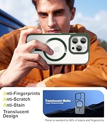 SUCGLES for iPhone 15 Pro Max Case, MagSafe