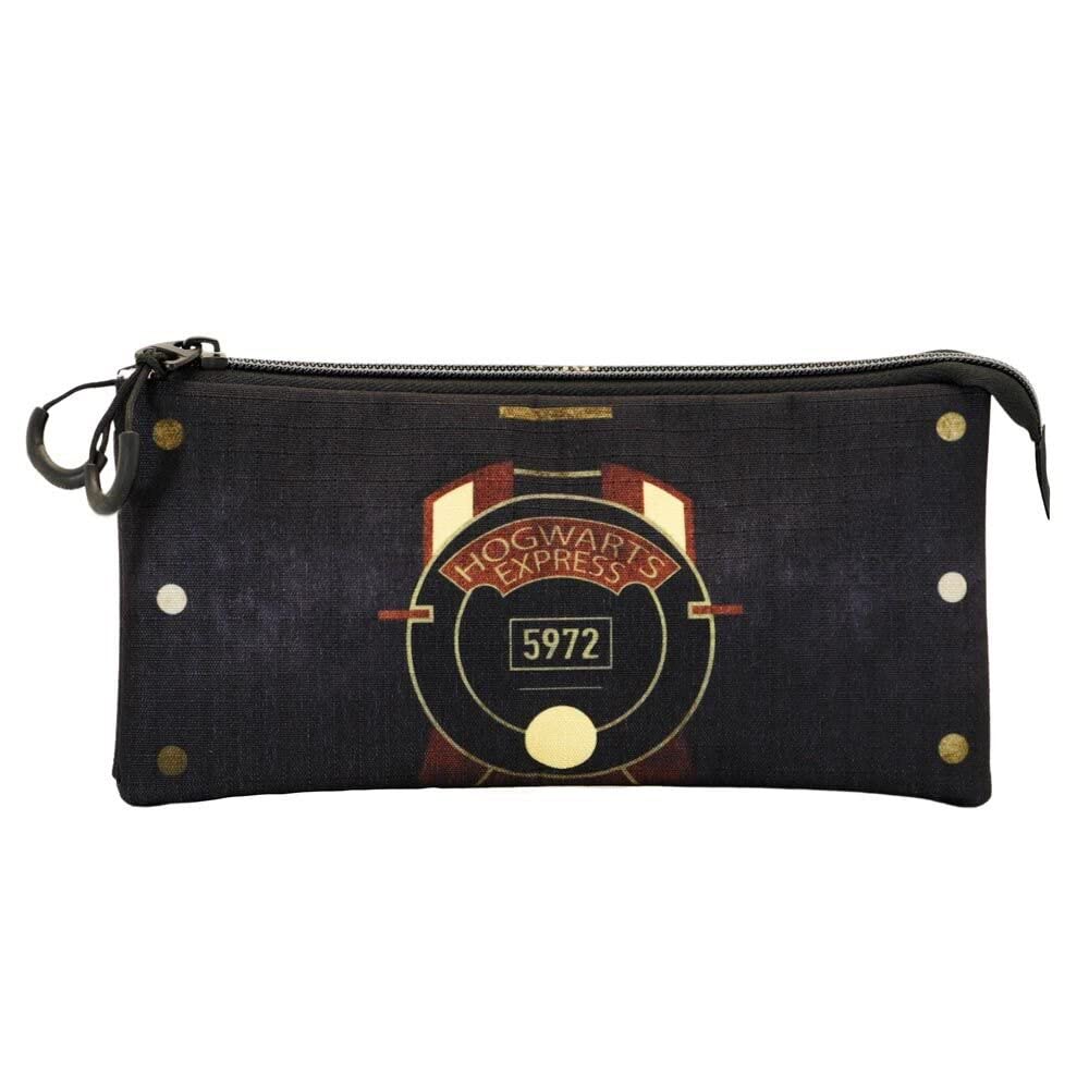 Harry Potter ECO Triple Pencil Case, Multicolour, 11 x 23 x 7 cm