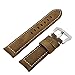 Ritche Quick Release Leather Watch Band Genuine Leather Replacement Watch Straps 18mm 20mm 22mm (dark brown, 20mm)