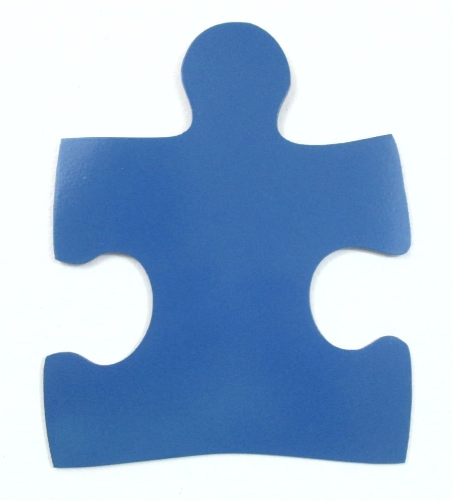 8, 12, 18 inch tall PUZZLE Piece sign metal wall art