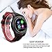 NO.1 G6 - Bluetooth Smart Watch Heart Rate Smartwatch ( Heart Rate Monitor, Pedometer, Sleep Monitor, Notifications, Sedentary Reminder, Search Device & Anti-lost for ios Android )