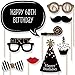 Big Dot of Happiness Adult 60th Birthday - Gold Party Photo Booth Props Kit 20 Count