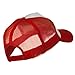 e4Hats.com Big Foam Mesh Truck Cap - White Red OSFM
