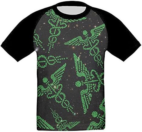 Clover Twig Snake Wings Lover Baby Toddler T-Shirts Lovely Short Sleeve Raglan Tees Shirts