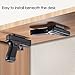 Gun Magnet Mount - Adorime 43 Lbs Rated Rubber Coated Magnetic Gun Mount Holster for Car, Home, Pistol, Air Gun, Revolver, Handgun, Shotgun, Rifle