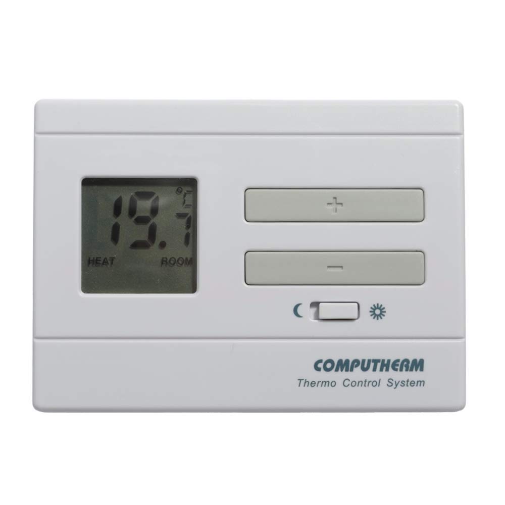 COMPUTHERM Q3 Digital Wall Room Thermostat, Temperature Thermometer, Economy & Comfort Mode