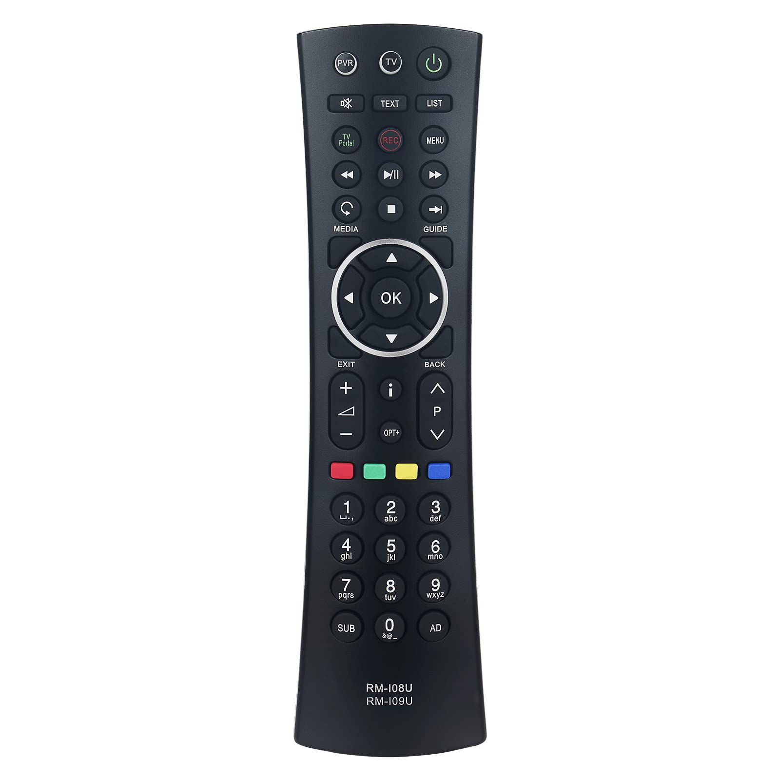 VINABTY Replaced Remote RM-I08U RM-I09U Fit for Humax RM-I08UM HDR-1100S HB-1100S HB-1000S HDR-2000T