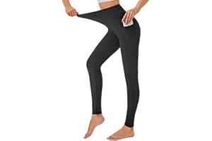 AMERICLOUD Yoga Leggings for Women Buttery Soft High Waisted Tummy Control Yoga Pants with Pockets Workout Gym Leggings