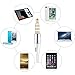 vastland Earbuds, Earphones, Headphones with Microphone - Wired Noise Isolating Ear Buds, Stereo Headset for Cell Phones Laptops and etc.(White & Silver)