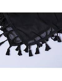 Chalier Womens Beach Cover ups Bikini de borla Ropa de playa Traje de baño Cover ups