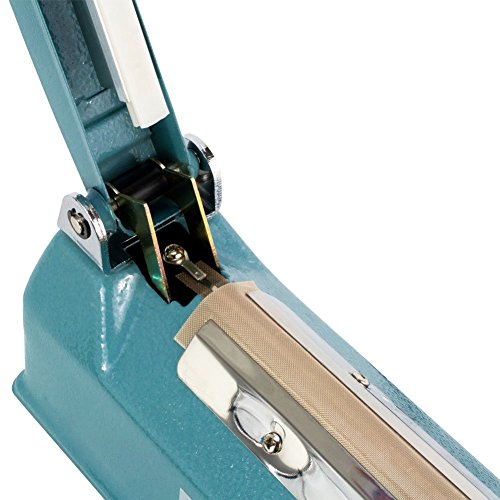 PrimeTrendz Hand Impulse Sealer Heat Seal Machine Poly Sealing With Element Grip and Teflon 12" (Inch)
