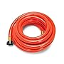 Camco 25ft RhinoFLEX Gray/Black Water Tank Clean Out Hose - Ideal For Flushing Black Water, Grey Water or Tote Tanks 5/8" Inside Diameter (Orange) (22990)