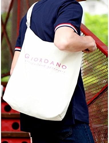 Amazon ジョルダーノ メンズ Giordano 18春夏商品 ロゴキャンバストート ショルダーバッグ 2way ホワイトその他 F メンズバッグ 財布