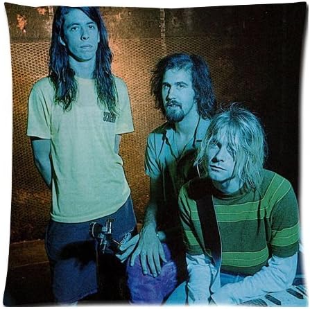 pillow and Outdoor Throw Pillow Nirvana Kurt Cobain 18 inch (two sides)
