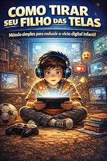 Livro Como Tirar seu Filho das Telas: Remova as Telas do Seu Filho Sem Brigas e Sem Estresse