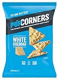 Popcorners Natural Popped Corn Chips 5-Ounce Package, White Cheddar Flavor (Case of 6)