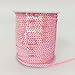 PEPPERLONELY Brand 100 Yard/Roll Metallic Flat Sequin Trim 4mm(3/16 Inch), Pink AB