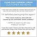 Passport to Organics Clear Face Turmeric Cream - Lightweight Face Cream for Sensitive Skin - Anti-Aging Skin Care with Vitamin E, Turmeric, Aloe Vera & More - Everyday Face and Neck Cream - 1.7oz