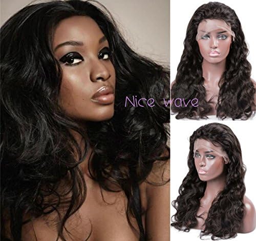 Aimeili Long Body Wave Lace Front&amp;Full Lace Wigs 100% Virgin Brazilian 130 Density Natural with Baby Huamn Hair Wigs for Women(16-24 inch)