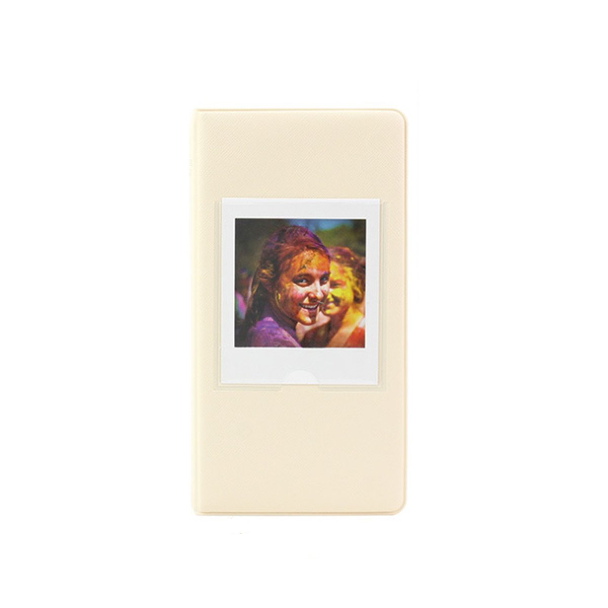 JXE 64 Pockets Photo Album Book for Fujifilm Instax Square SQ20 SQ10 Instant Camera Films - Ivory