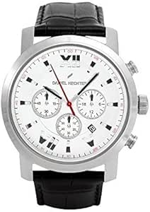Daniel Hechter herenhorloge analoog kwarts leer DH02-1 : Amazon.nl:  Kleding, schoenen \u0026 sieraden