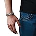 Heavy-duty Stainless Steel Men's Bike Chain Bracelet Jewelry for Man Bold and Chunky